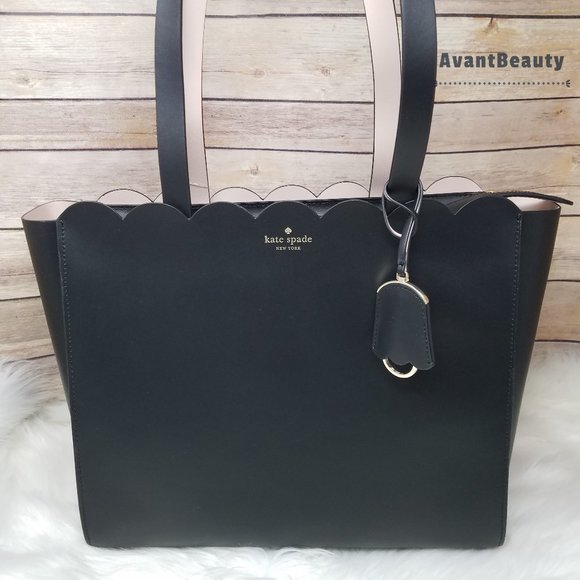 kate spade Handbags - Kate Spade Mina Magnolia Street Scalloped Tote New